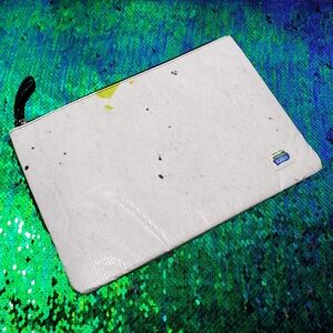 Cosmetic Bag Hidden Valley Ranch One-Of-A-Kind Made From Billboard Custom Bags